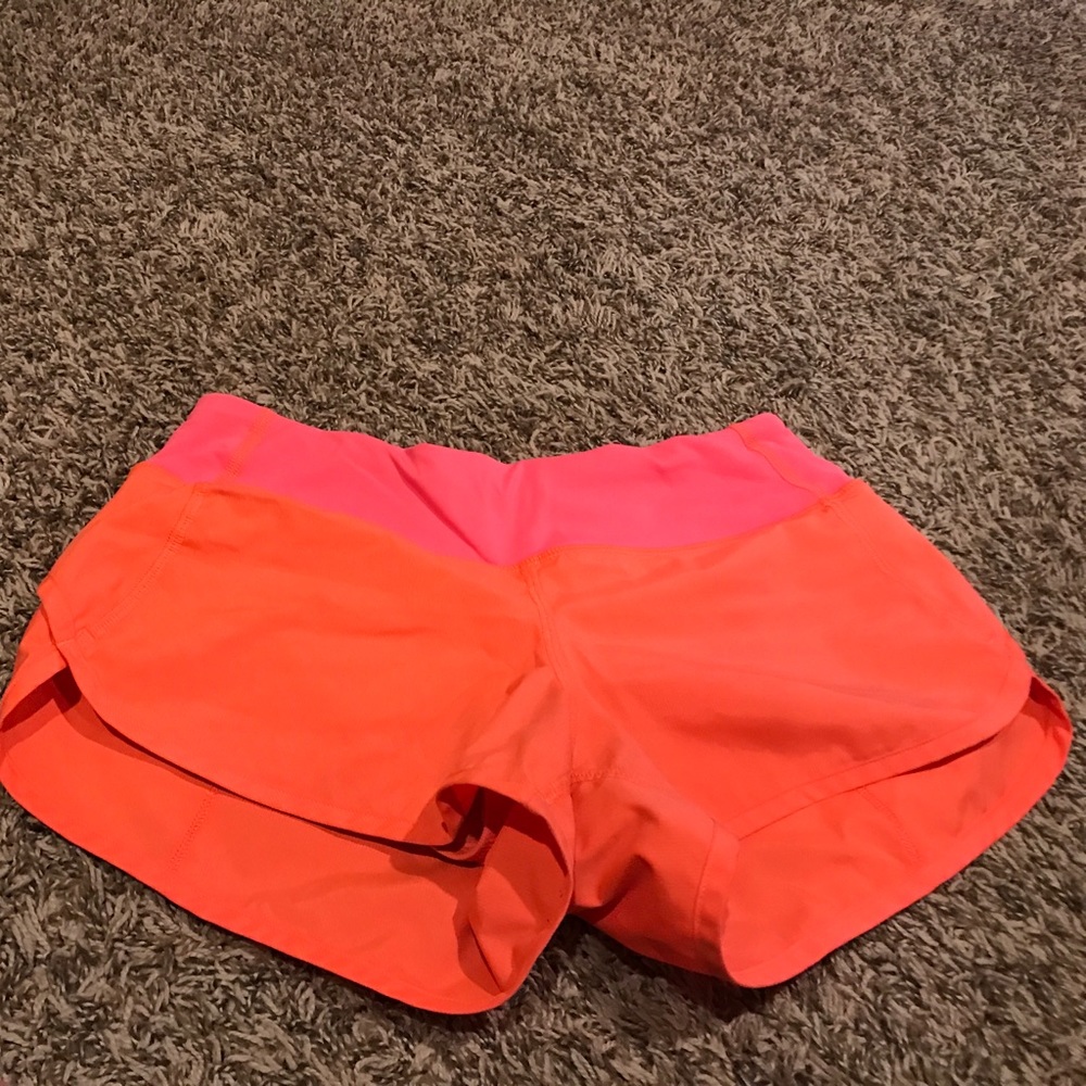 Lululemon speed shorts size 2