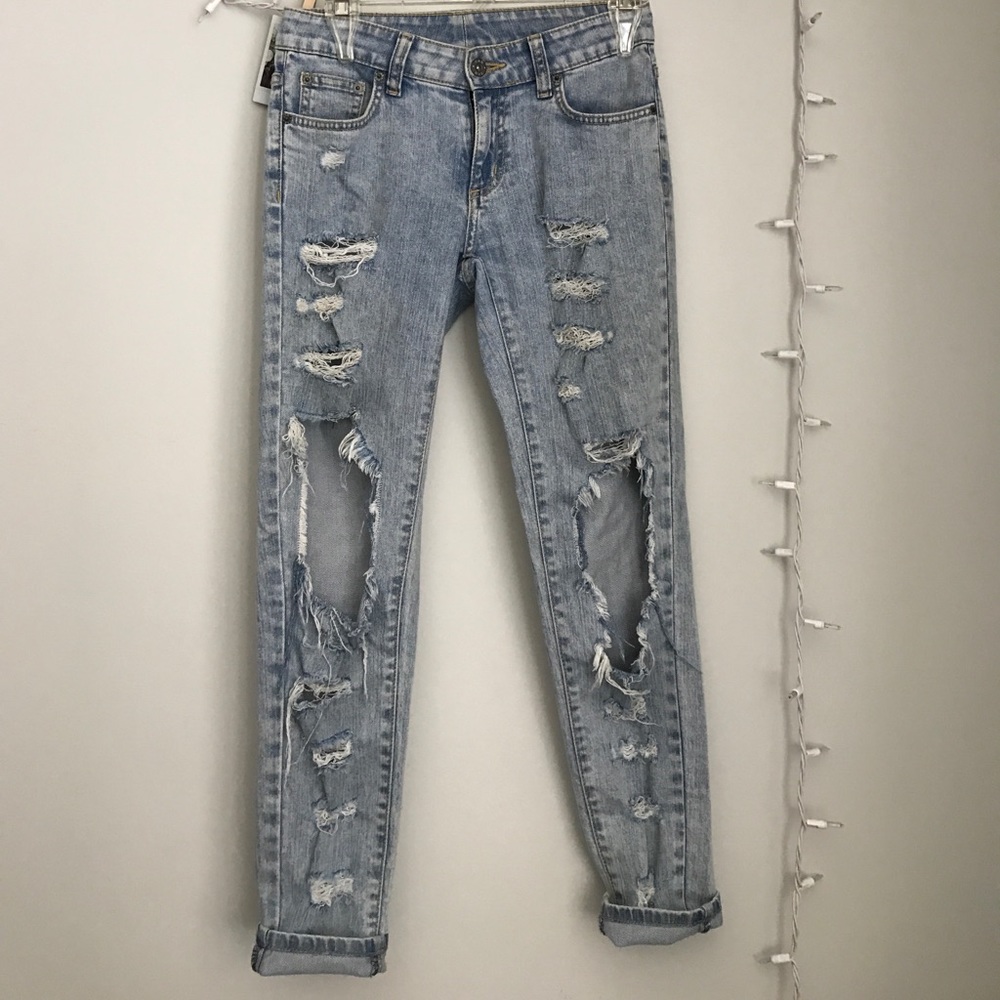 Ripped LF Boyfriend Jeans ON HOLD