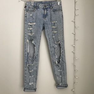 Ripped LF Boyfriend Jeans ON HOLD