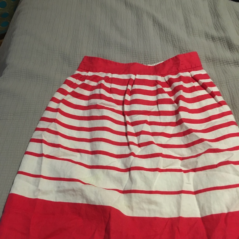 Pink and white skirt