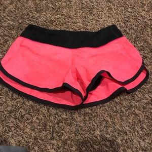 Lululemon size 2 speed shorts