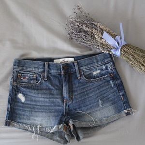 Hollister High Waisted Denim Shorts