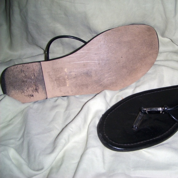 Pierre Dumas Black Gem Thong Sandals - Picture 2 of 2