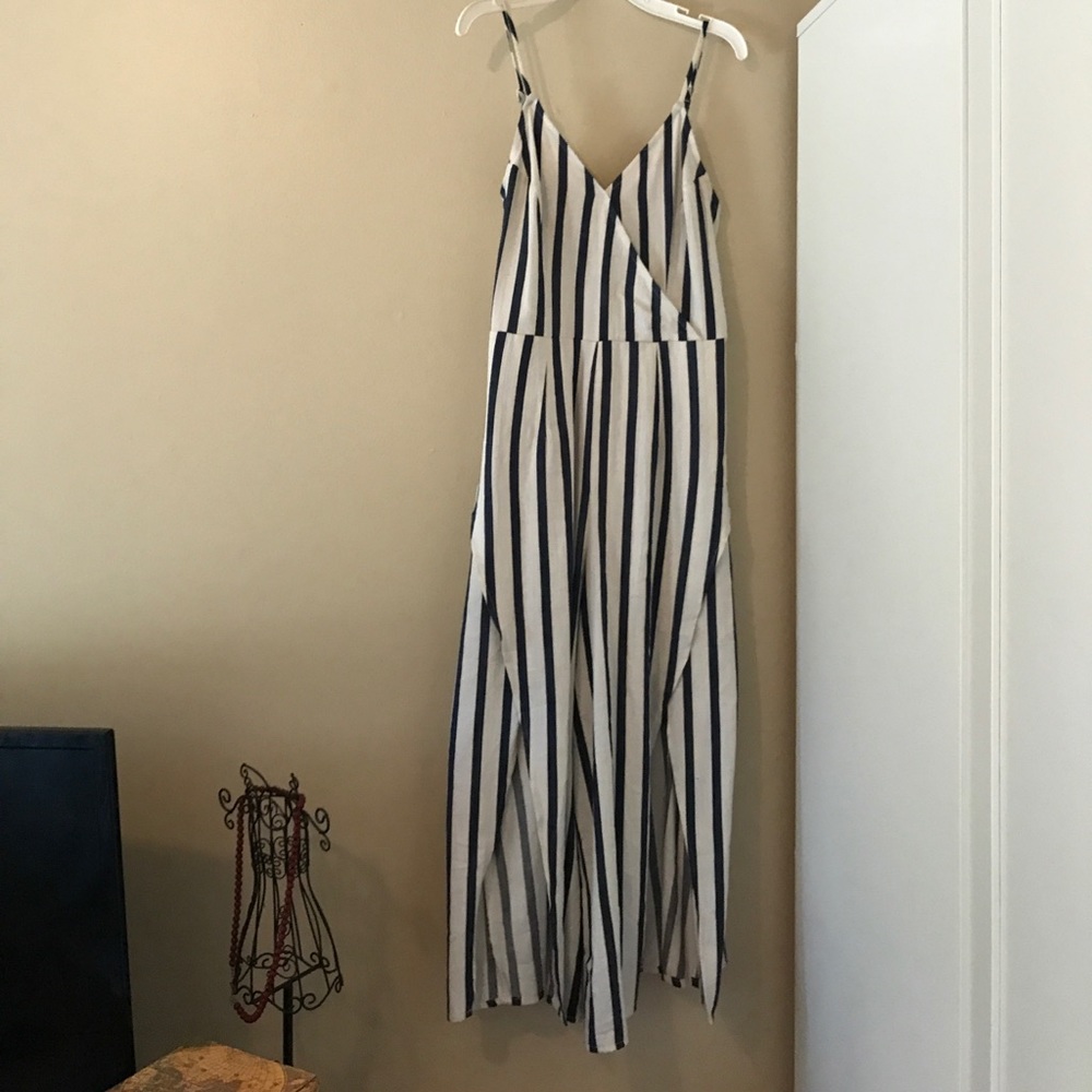 Pin stripe Jump Suit