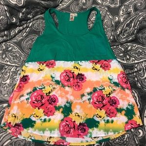 Beautiful floral tank