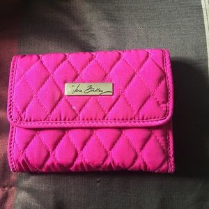Vera Bradley Euro Wallet- "Fuchsia"