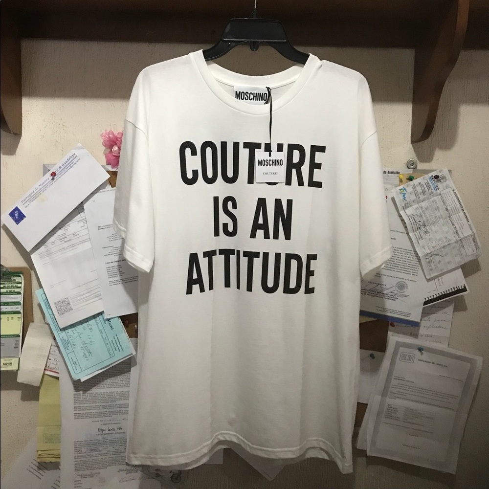 MSRP$225 Moschino FW17-18 Jeremy Scott T-Shirt