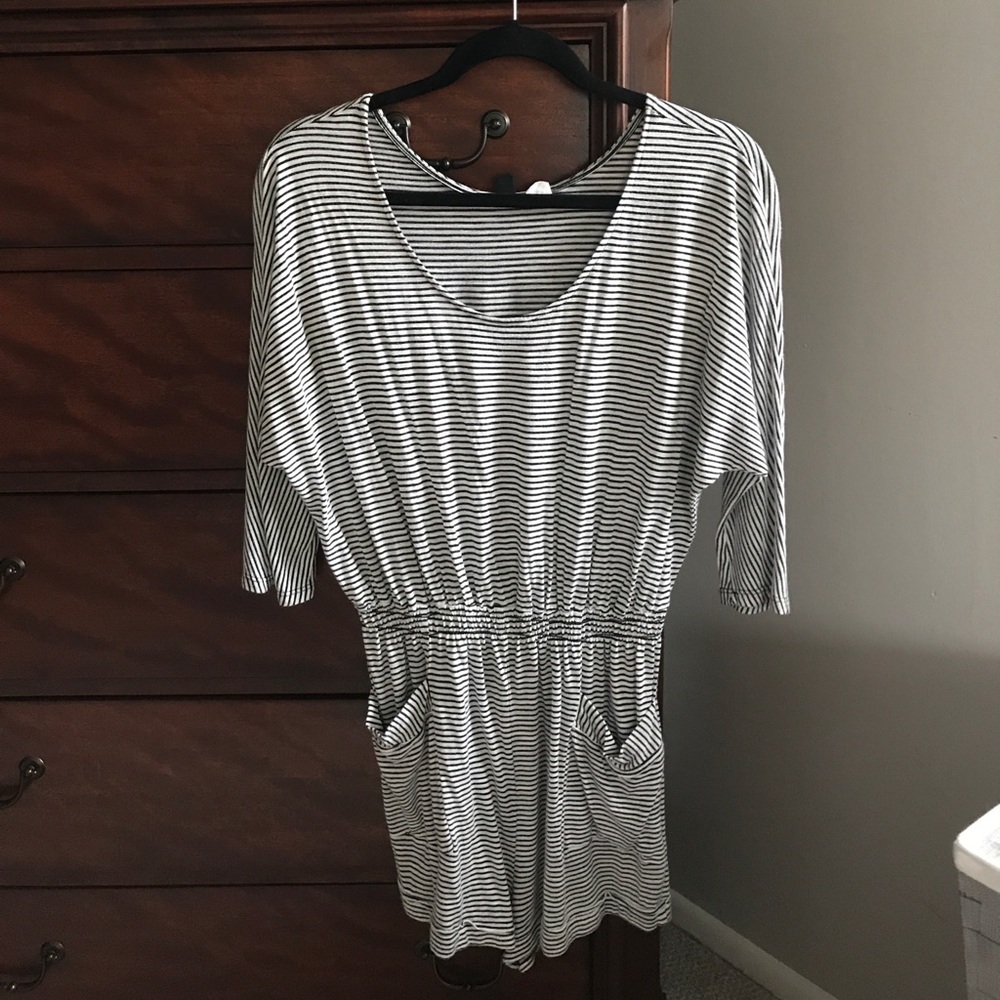 Striped romper