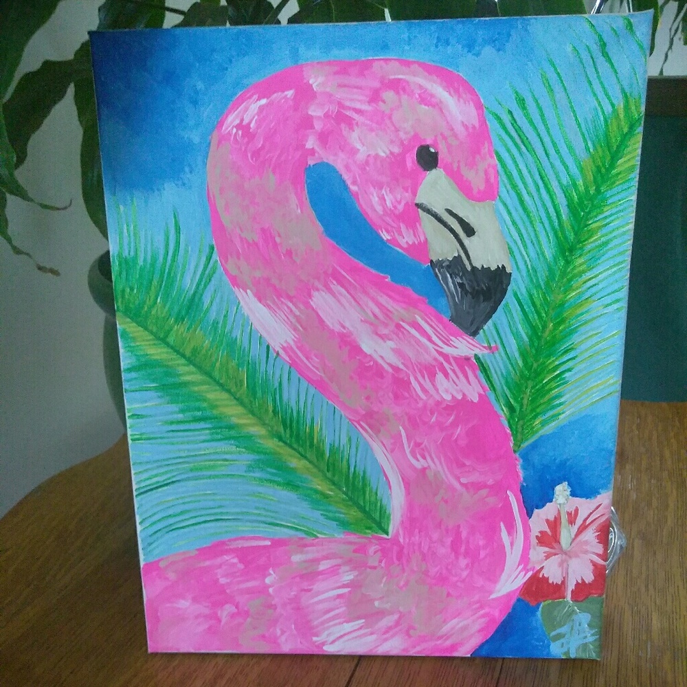 Lily Pulitzer inspired painting