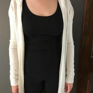 Women's cardigan with hood