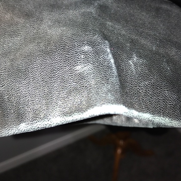 Kenneth Cole Black leather jacket - Picture 6 of 8