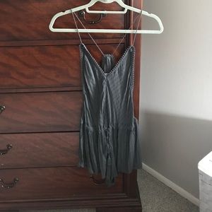 Gray romper