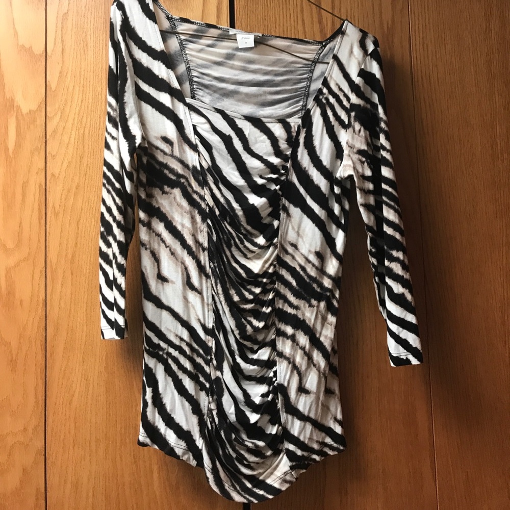 Ladies zebra print top
