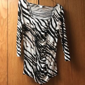 Ladies zebra print top