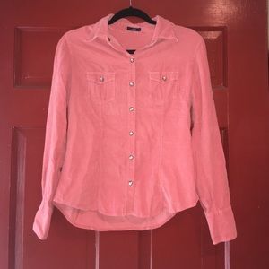 J CREW coral button down