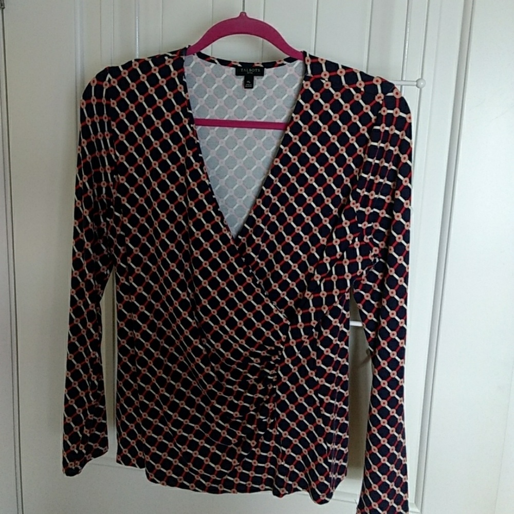 Talbots  Classic V neck Top
