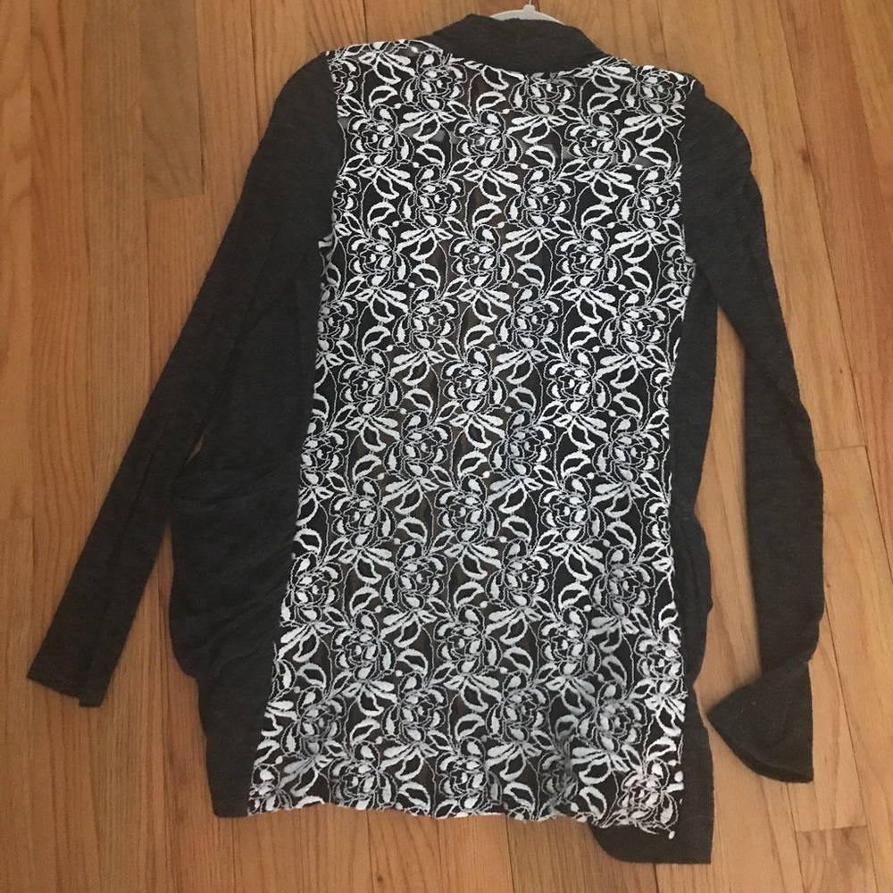 Wet seal lace cardigan