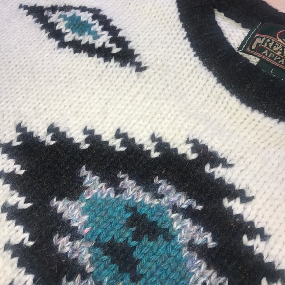 Men's large Vintage Greatland Apparel Sweater 😎 - Picture 5 of 6