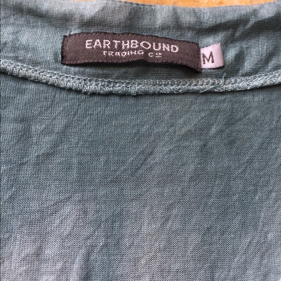 Earthbound Trading Co soft green ombre tunic - Picture 2 of 8