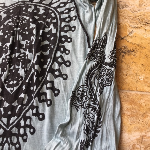 Earthbound Trading Co soft green ombre tunic - Picture 3 of 8