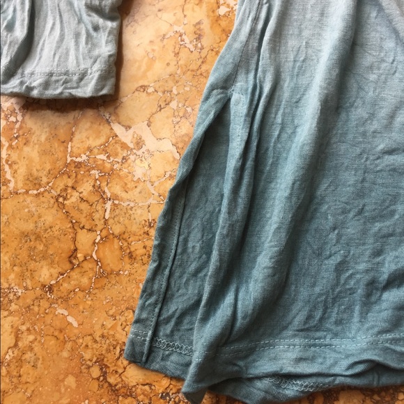 Earthbound Trading Co soft green ombre tunic - Picture 4 of 8