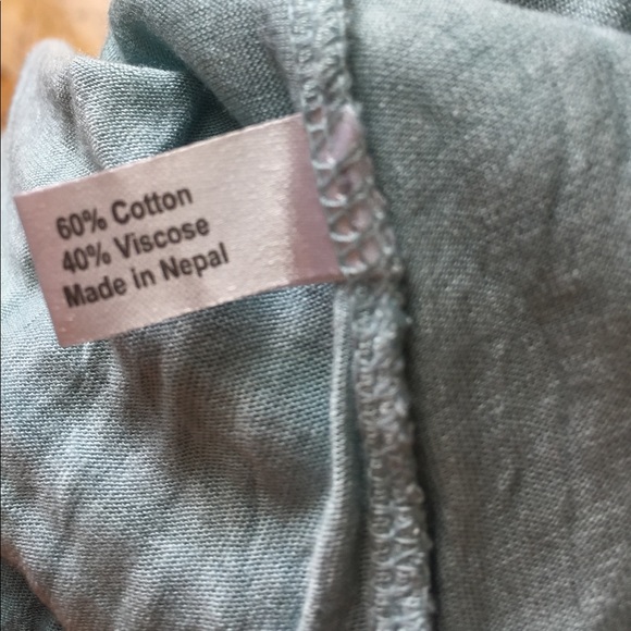 Earthbound Trading Co soft green ombre tunic - Picture 6 of 8