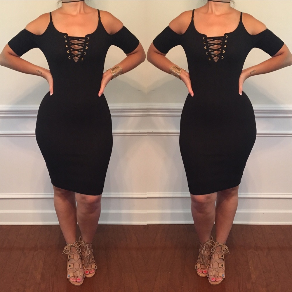 👗💖COLD SHOULDER DRESS💖👗 - Picture 3 of 7