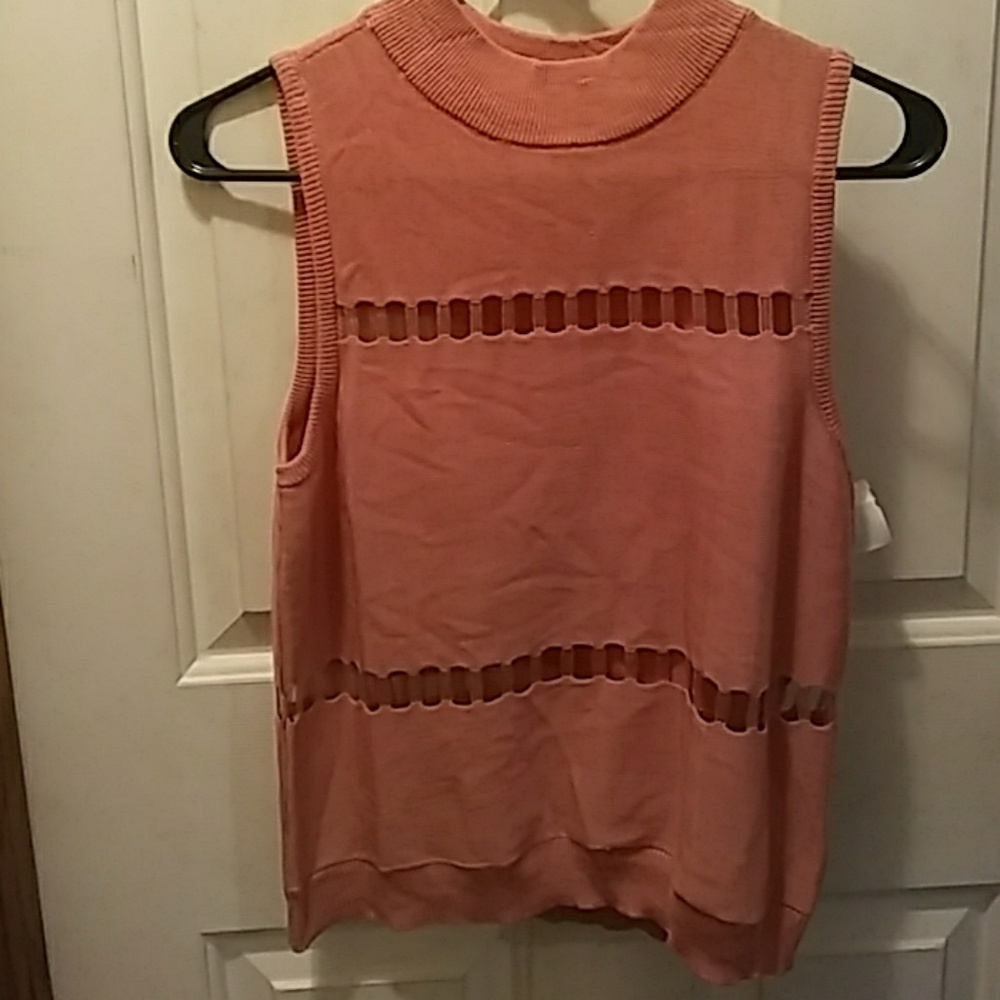 Pink unique top