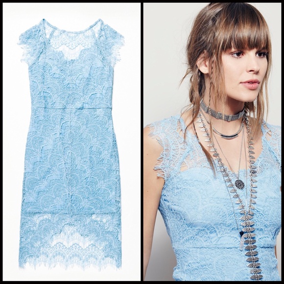 ❗️1-HOUR SALE❗️FREE PEOPLE CROCHET LACE DRESS - Picture 6 of 7