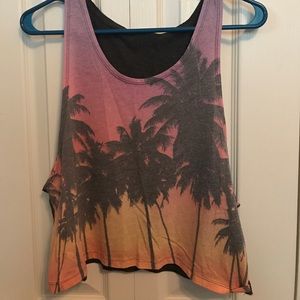 Sunset Crop Top from Pink