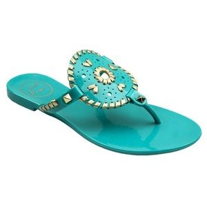 Beautiful teal Jack Rogers sandals 💙