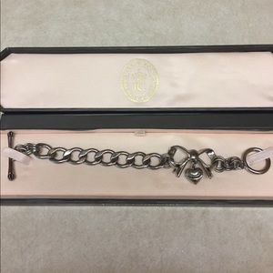 Authentic Juicy Couture Bow & Heart bracelet