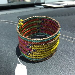 New York and Company East Indian beaded bracelet