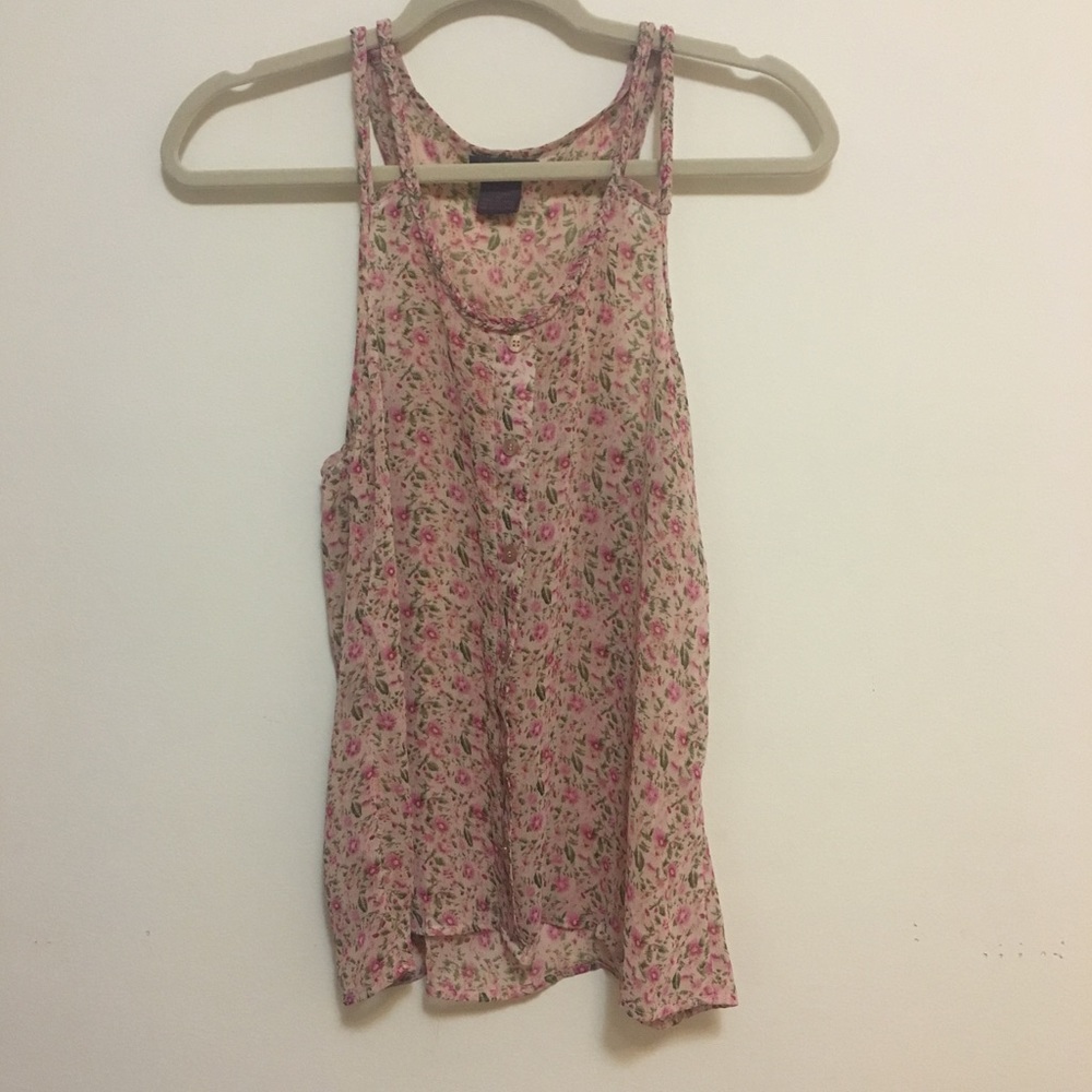 Floral tank top