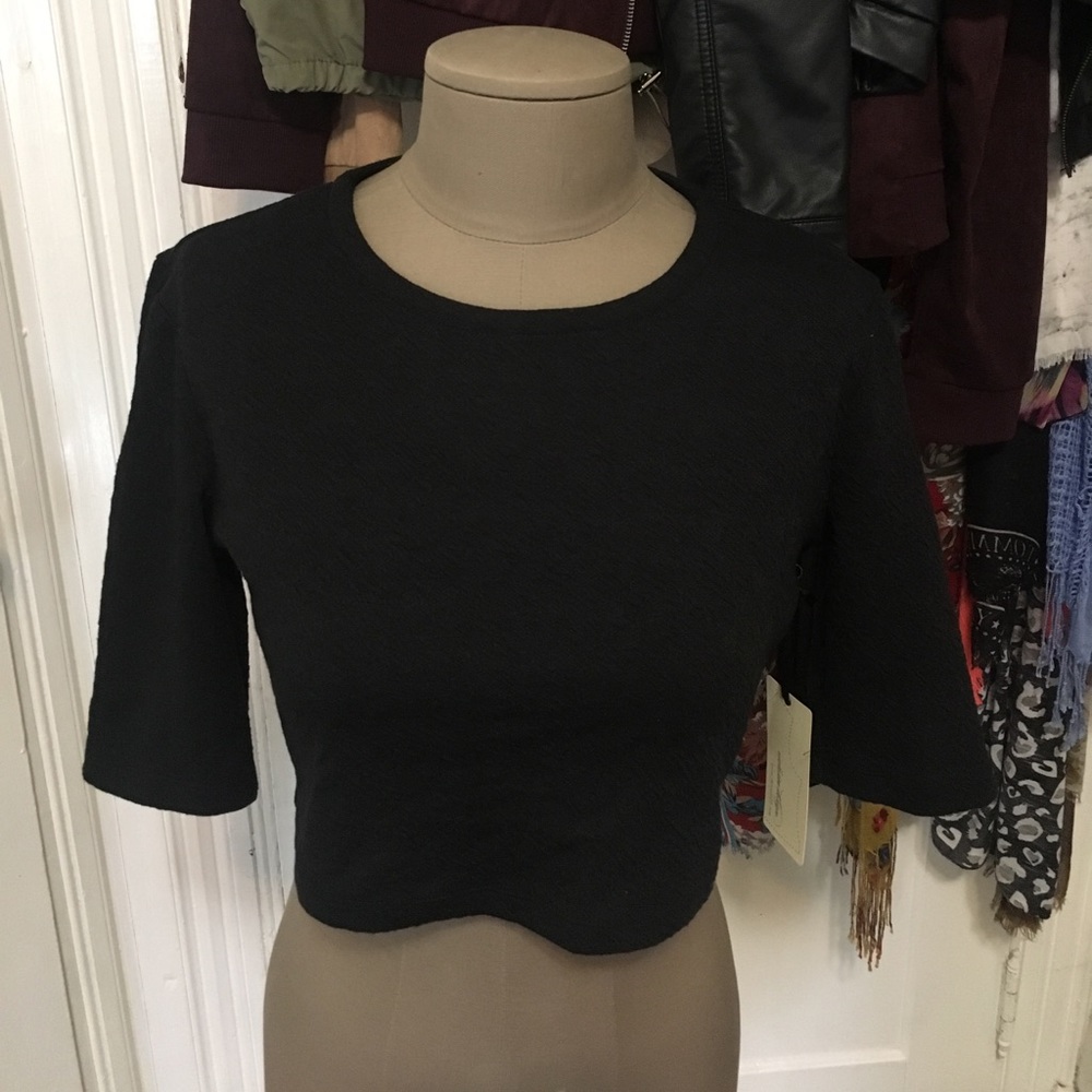 Black Crop Top