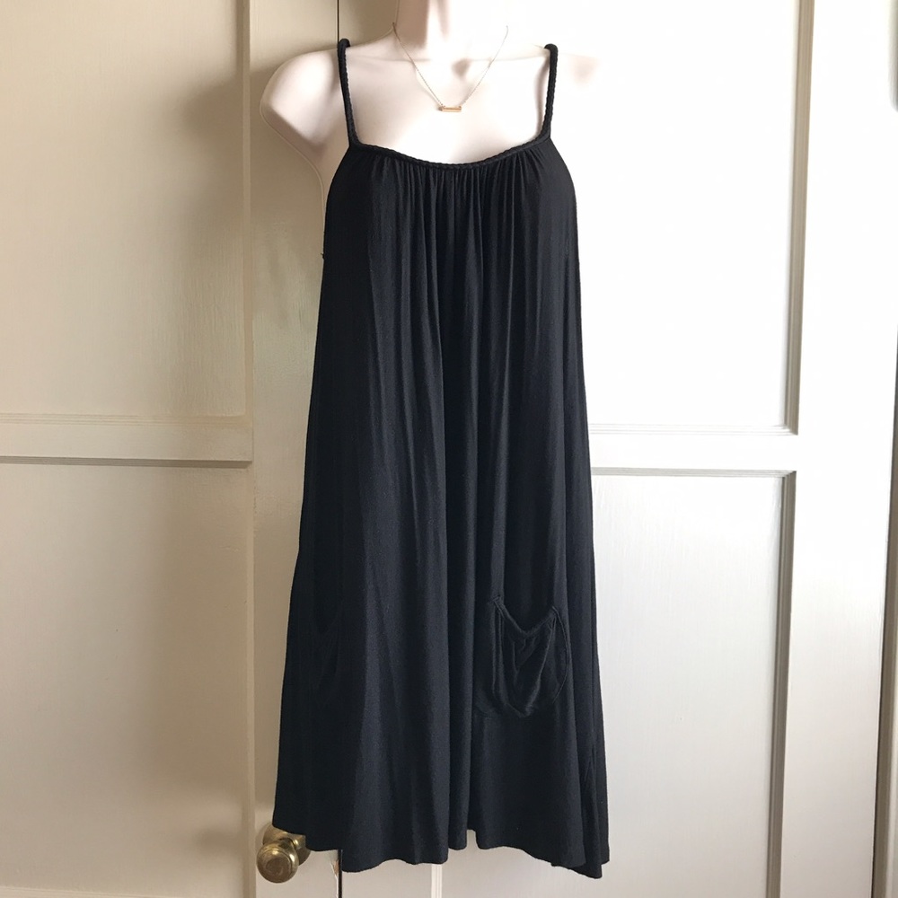 BCBGeneration oversized black tank dress
