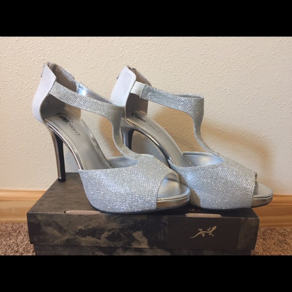 Silver heels