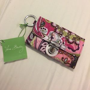 Vera Bradley Quick Swipe ID Very Berry Paisley