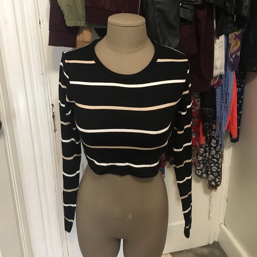 Striped Crop Top