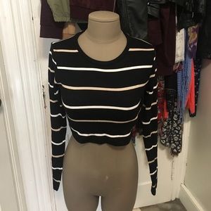 Striped Crop Top