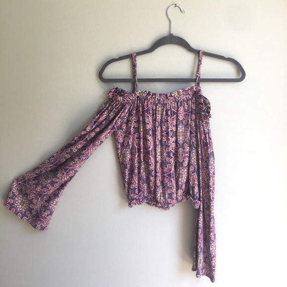 La Hearts Tops - LA Hearts Off-the-Shoulder Top