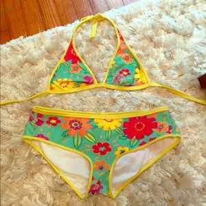 Victoria's Secret floral boy short bikini 👙