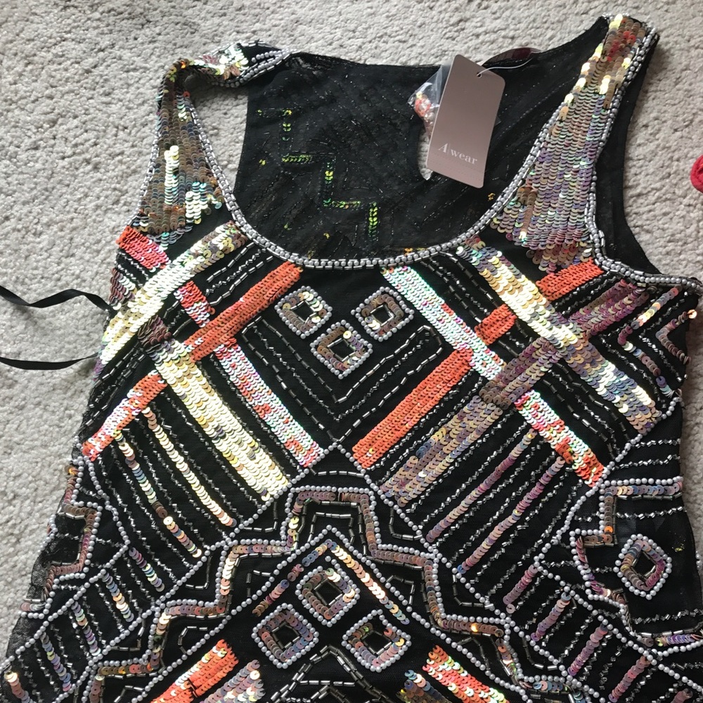 NWT Fully beaded cami top