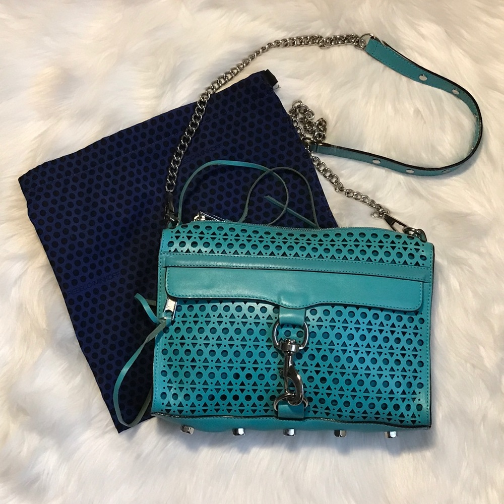 $395 Rebecca Minkoff M.A.C Perforated Crossbody