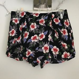 Zara Floral Flow Shorts