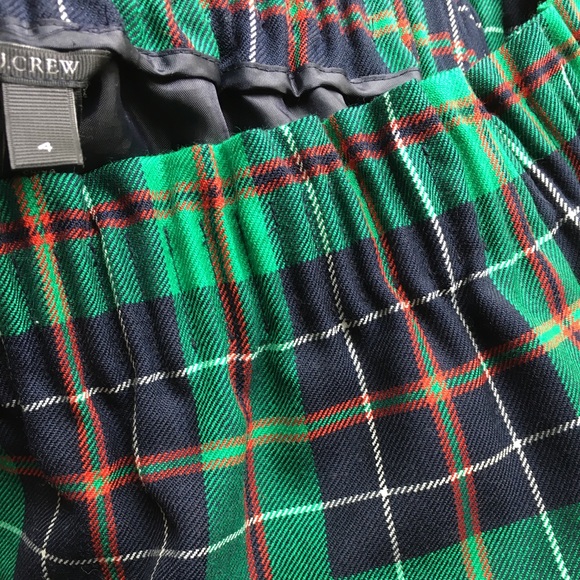J. Crew Dublin tartan city mini wool skirt size 4 - Picture 6 of 8