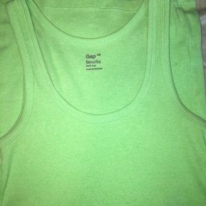 Lime Green Gap Tank