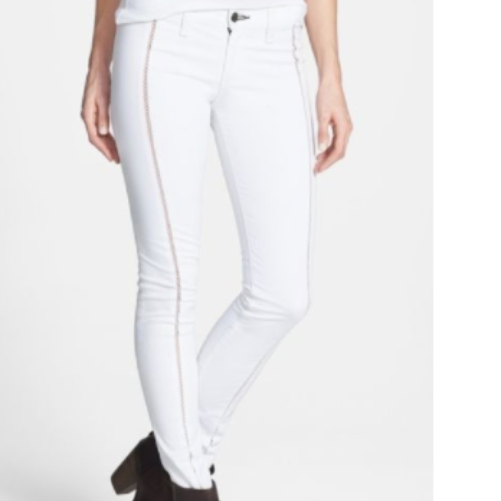 New Rag and Bone Bright White Split Separating