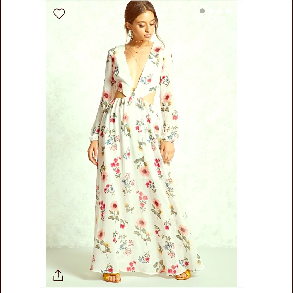 Floral Cutout Maxi 🌻