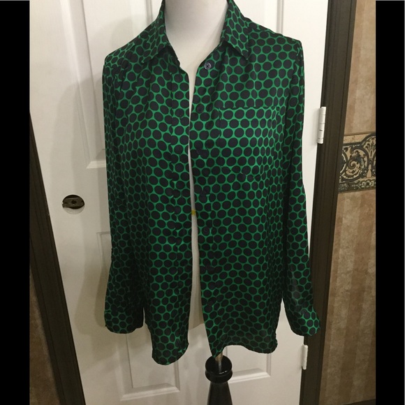 Michael Kors Polk a dot blouse - Picture 2 of 5